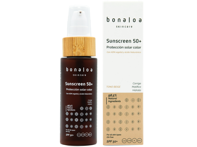 Protector Solar Age Defense Color beige SPF50+