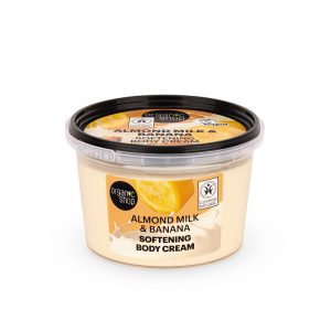 Crema Corporal Suavizante De Leche De Almendras y Plátano