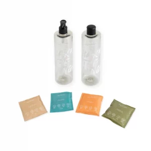 Valquer Shake - Pack 4 geles de baño sostenibles - 2 botellas + 4 sobre de 25 gr