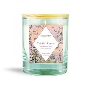 Vela natural de cera de soja VAINILLA Y CANELA