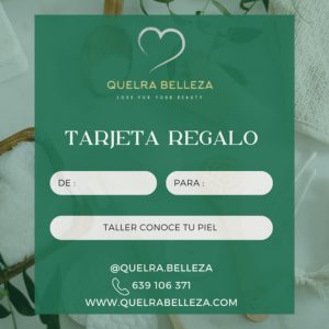 Tarjeta Regalo "Conoce tu piel"