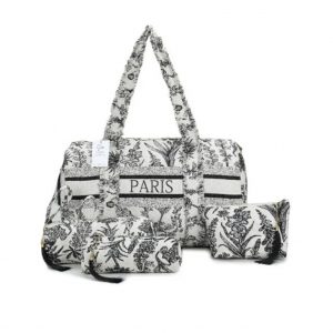 Bolso de Tela & 3 Neceseres