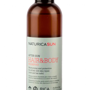 Champú para el cabello y el cuerpo después del sol
