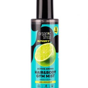 Bruma de gimnasio para cabello y cuerpo