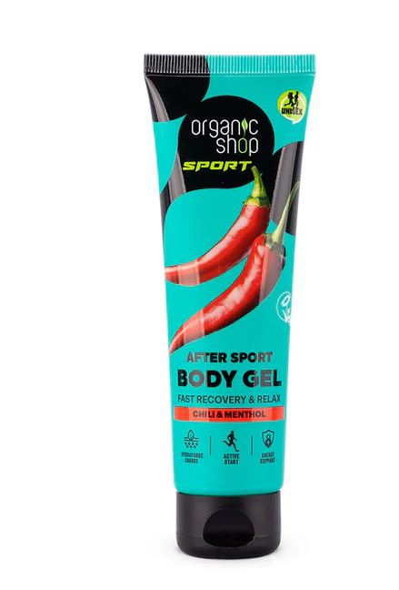 Gel corporal. Recuperación rápida y relajación