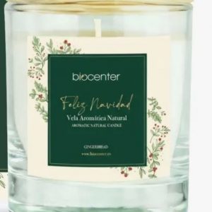 Vela natural de cera de soja – FELIZ NAVIDAD