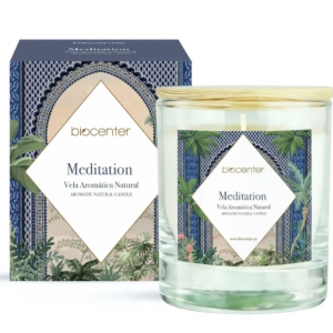 Vela natural de cera de soja - MEDITATION, calma, introspección y armonía