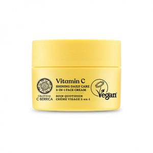 Crema facial iluminadora 2 en 1 para el cuidado diario