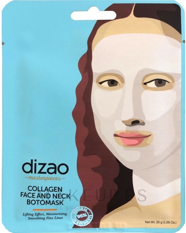 Mascarilla botox para rostro y cuello con colágeno