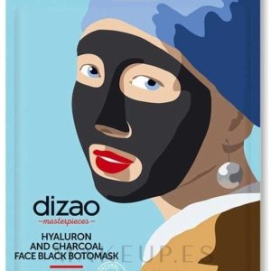 Mascarilla facial detox con ácido hialurónico y carbón