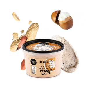 Exfoliante Corporal Cremoso con Sabor a Café con Cacahuete